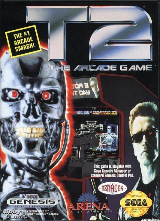 T2 The Arcade Game (Sega Genesis) - Game Manual Only
