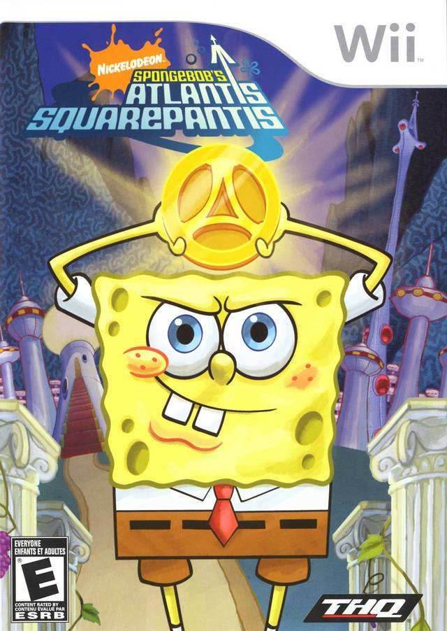SpongeBob SquarePants Atlantis SquarePantis (Wii) - Game Manual Only
