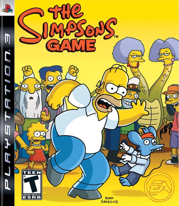 The Simpsons Game (Playstation 3) - Game Manual Only
