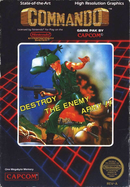 Commando (Nintendo NES) - Game Only