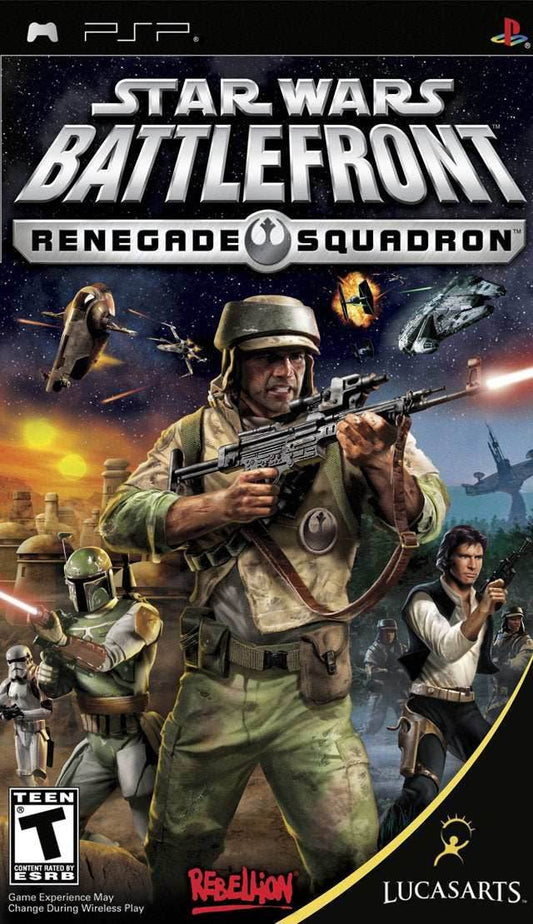 Star Wars Battlefront Renegade Squadron (PSP) - Game Manual Only