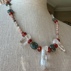 Wild Atlantic Way Quartz Crystal Necklace
