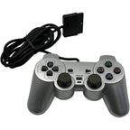 PlayStation 2 DualShock 2 Official-Controller - Silver Wired (3rd Party)