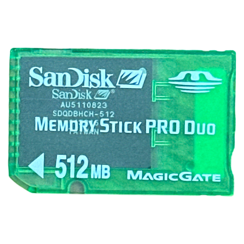 PSP Memory Stick Pro Duo - PSP - 512MB Bright Green