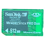 PSP Memory Stick Pro Duo - PSP - 512MB Bright Green