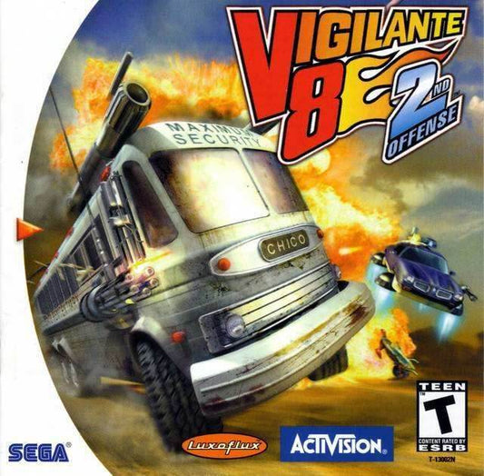 Vigilante 8 Second Offense (Sega Dreamcast) - Game Manual Only