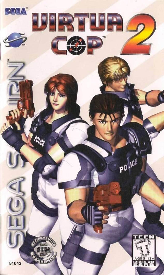 Virtua Cop 2 (Sega Saturn) - Game Manual Only