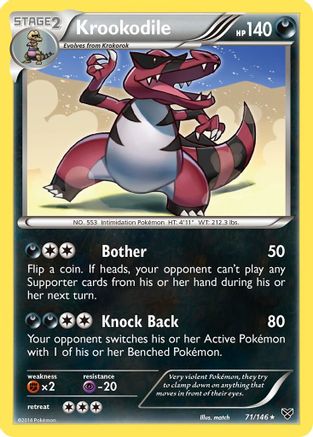Krookodile 071/146 - XY Base Set