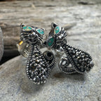 Curious Cat Stud Earrings