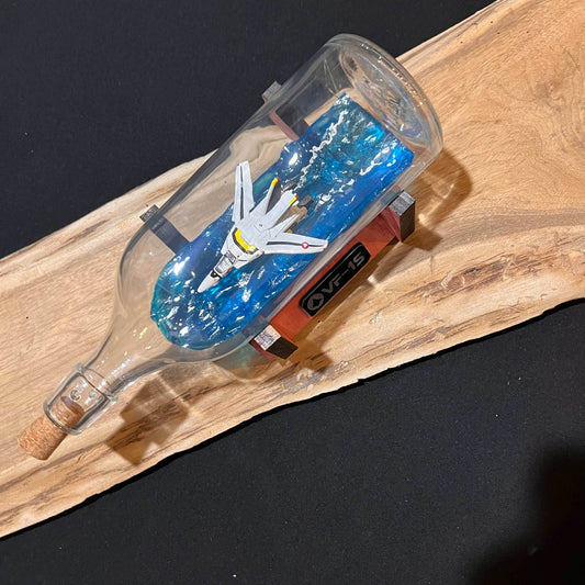 Macross Robotech VF-1S Skull Leader in a Bottle - 