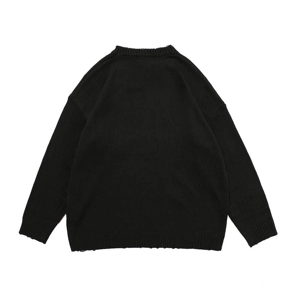 Extreme Dark Demon Knit Sweater - Black / S