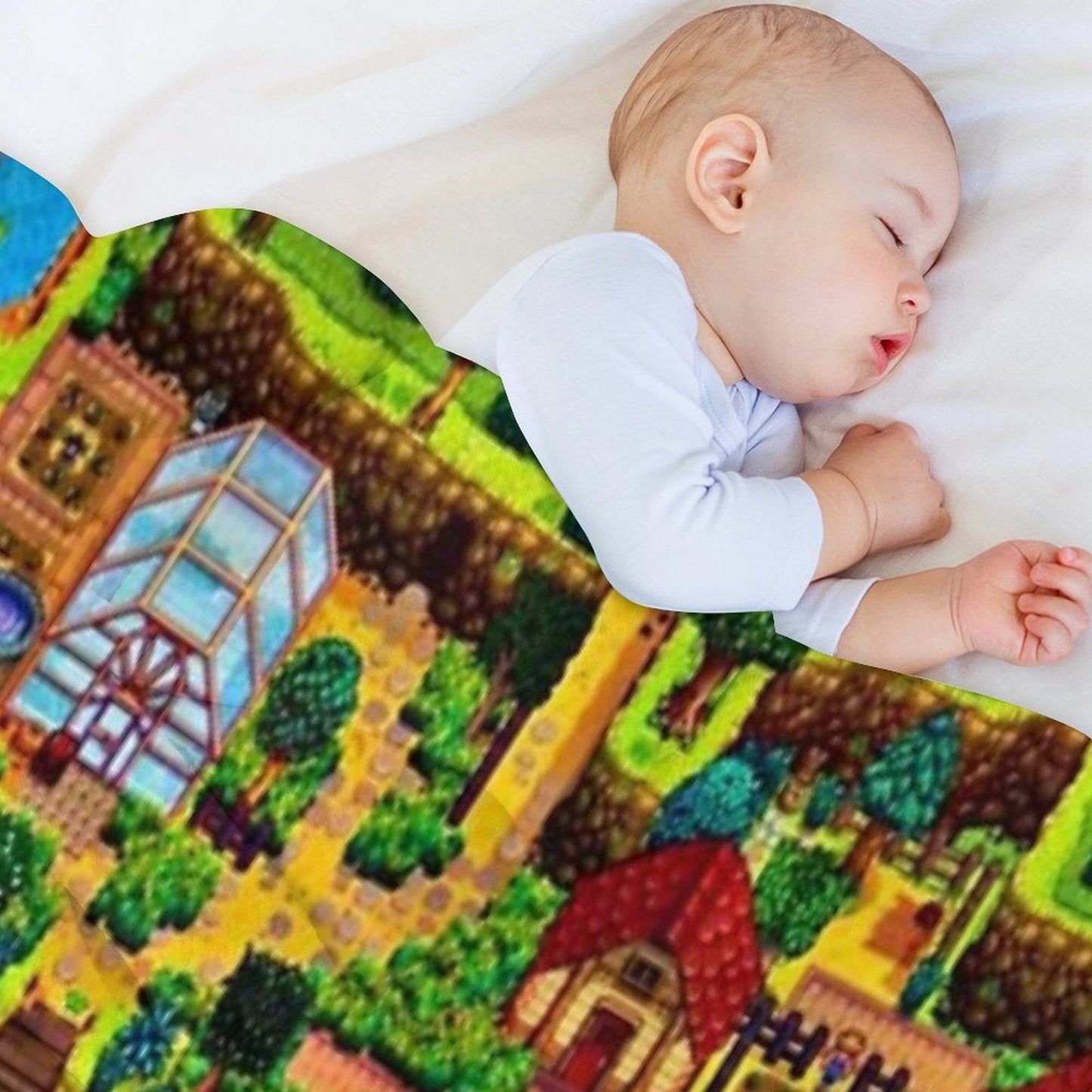 Stardew Valley Map Throw Blanket