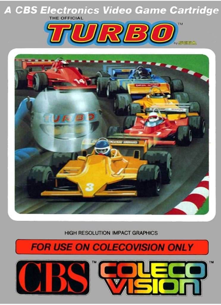 Turbo (Colecovision) - Game Manual Only