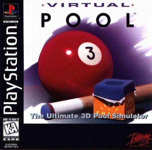 Virtual Pool (Playstation) - Game Manual Only