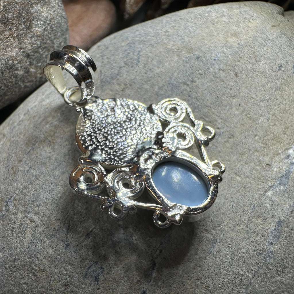 Lyria Celtic Triple Spiral Necklace