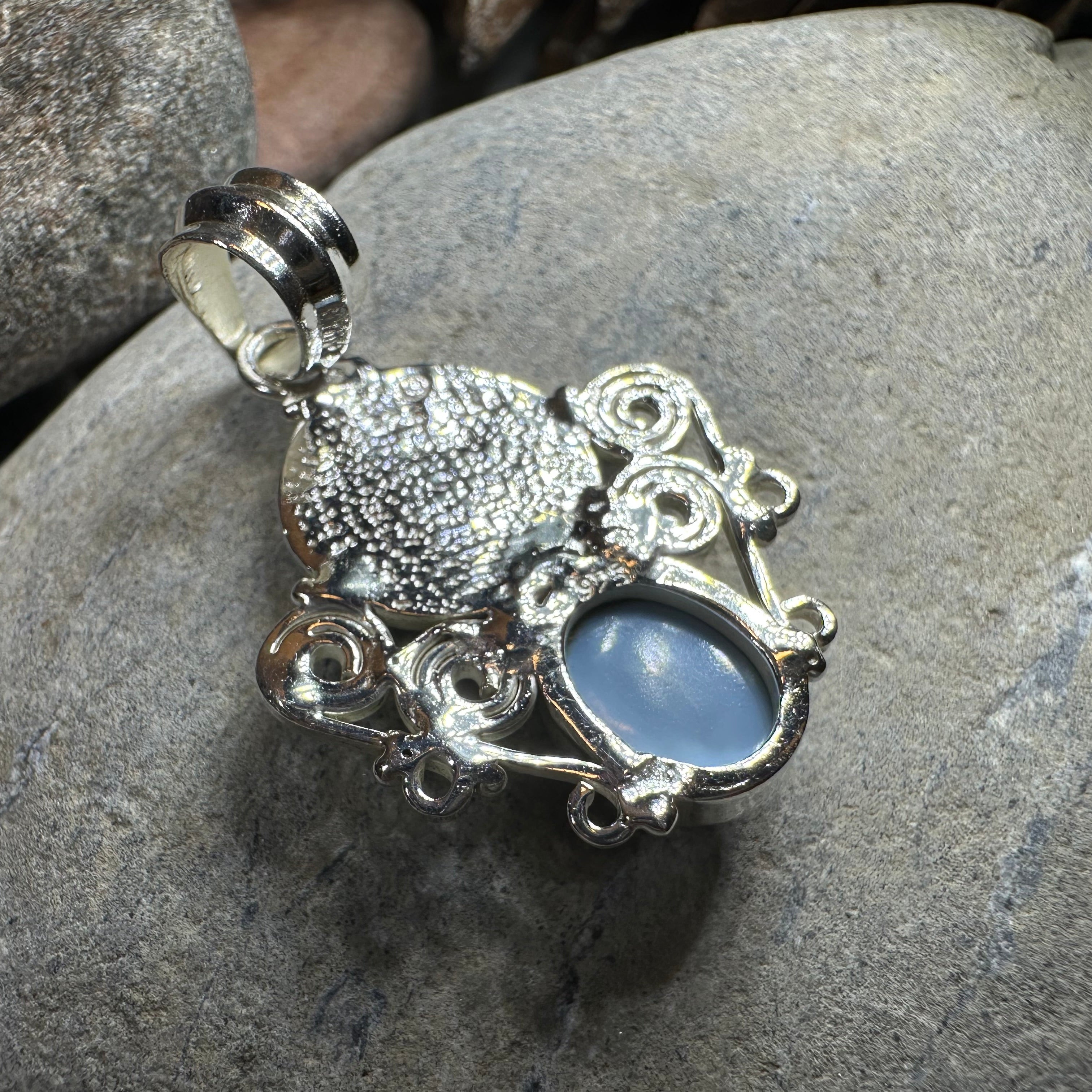 Lyria Celtic Triple Spiral Necklace
