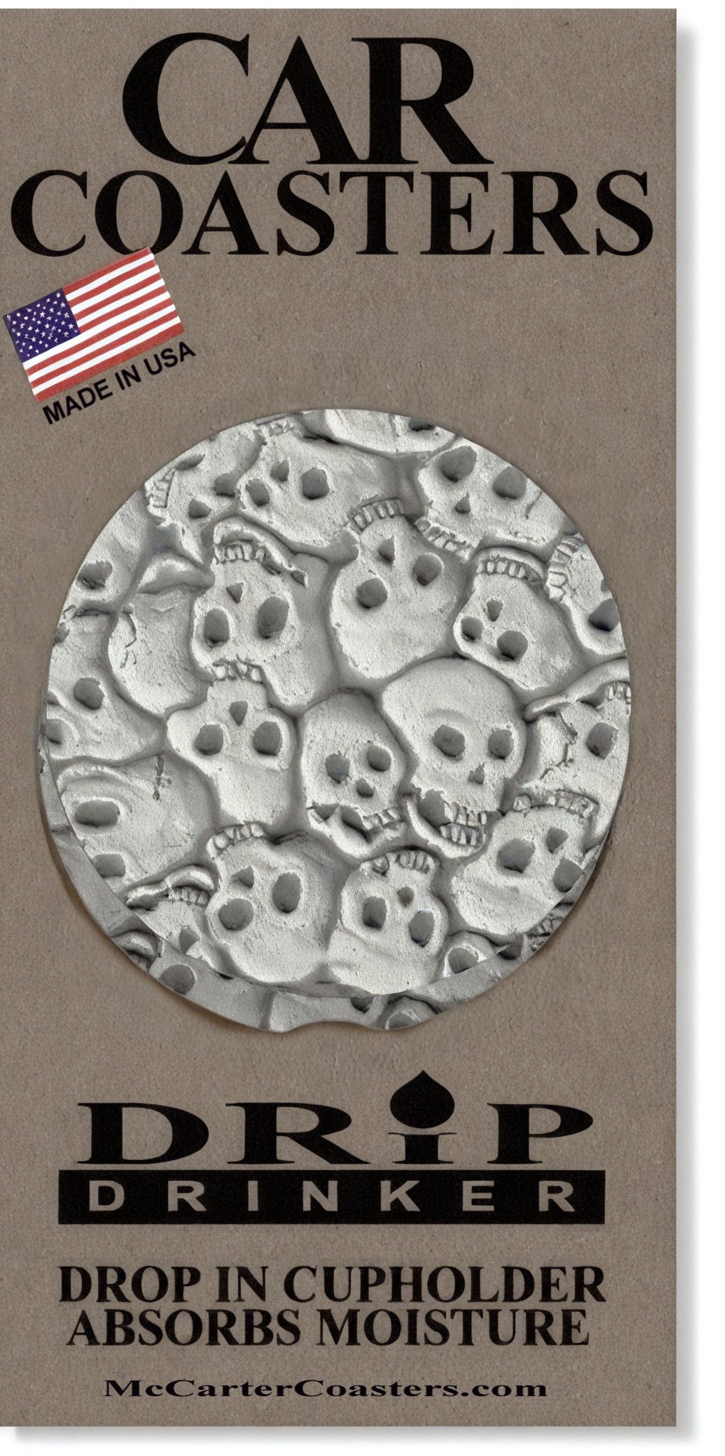 Little Skulls Car Coasters