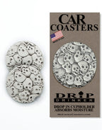 Little Skulls Car Coasters
