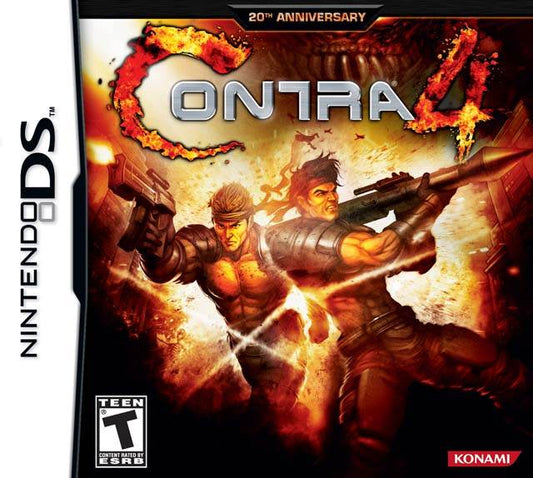 Contra 4 (Nintendo DS) - Game Manual Only