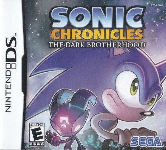 Sonic Chronicles The Dark Brotherhood (Nintendo DS) - Game Manual Only