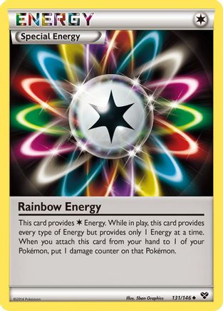Rainbow Energy 131/146 - XY Base Set