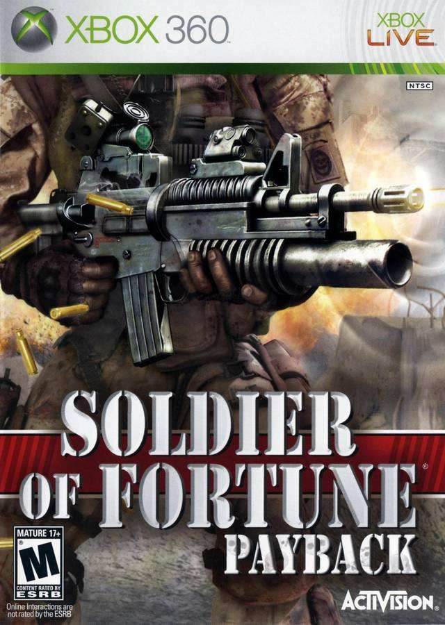 Soldier Of Fortune Payback (Xbox 360) - Game Manual Only