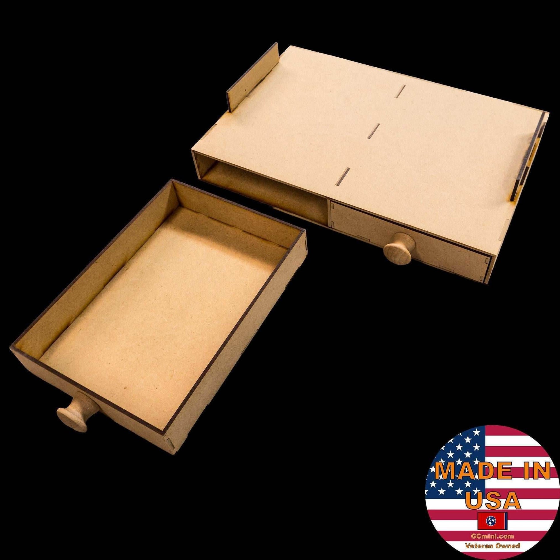 Drawer Add-On For Paint Rack - Double Drawer - 