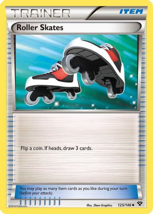 Roller Skates 125/146 - XY Base Set Reverse Holofoil