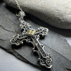 Scottish Skinnet Cross Necklace