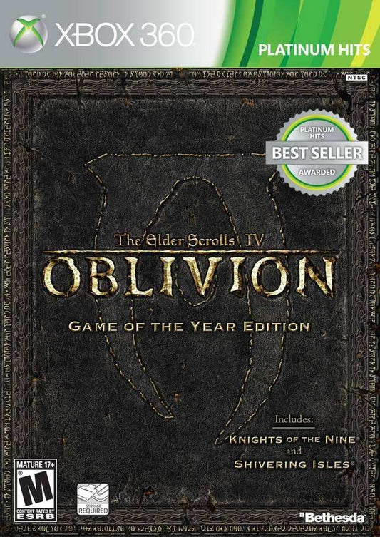 The Elder Scrolls IV: Oblivion Game of the Year Edition (Platinum Hits) (Xbox 360) - Game Only