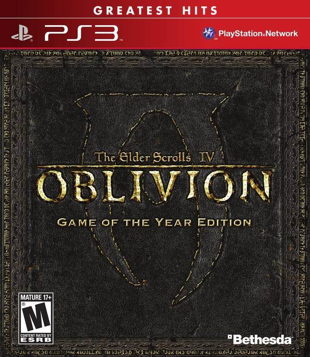The Elder Scrolls IV: Oblivion Game of the Year Edition (Greatest Hits) (Playstation 3) - Game Manual Only
