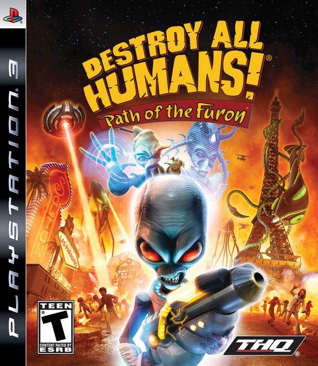 Destroy All Humans!: Path of the Furon (Playstation 3) - Game Manual Only