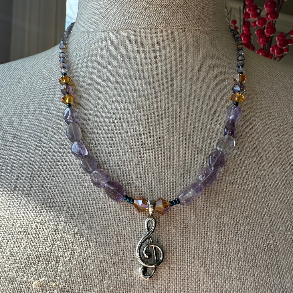 Ceol Music Note Necklace