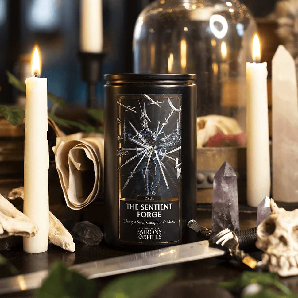 Cantrip Candles - Ozul, The Sentient Forge 16 oz. - 