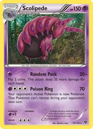 Scolipede 053/146 - XY Base Set
