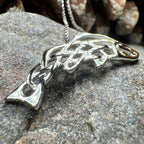 Celtic Salmon of Knowledge Necklace - 18
