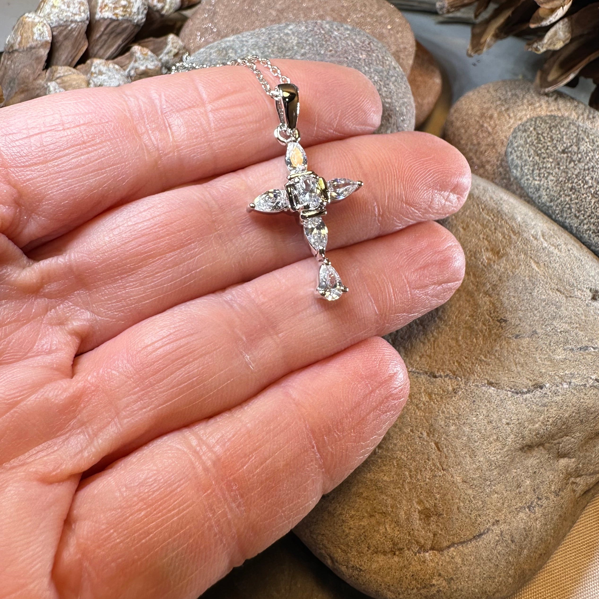 Clarice Celtic Cross Necklace