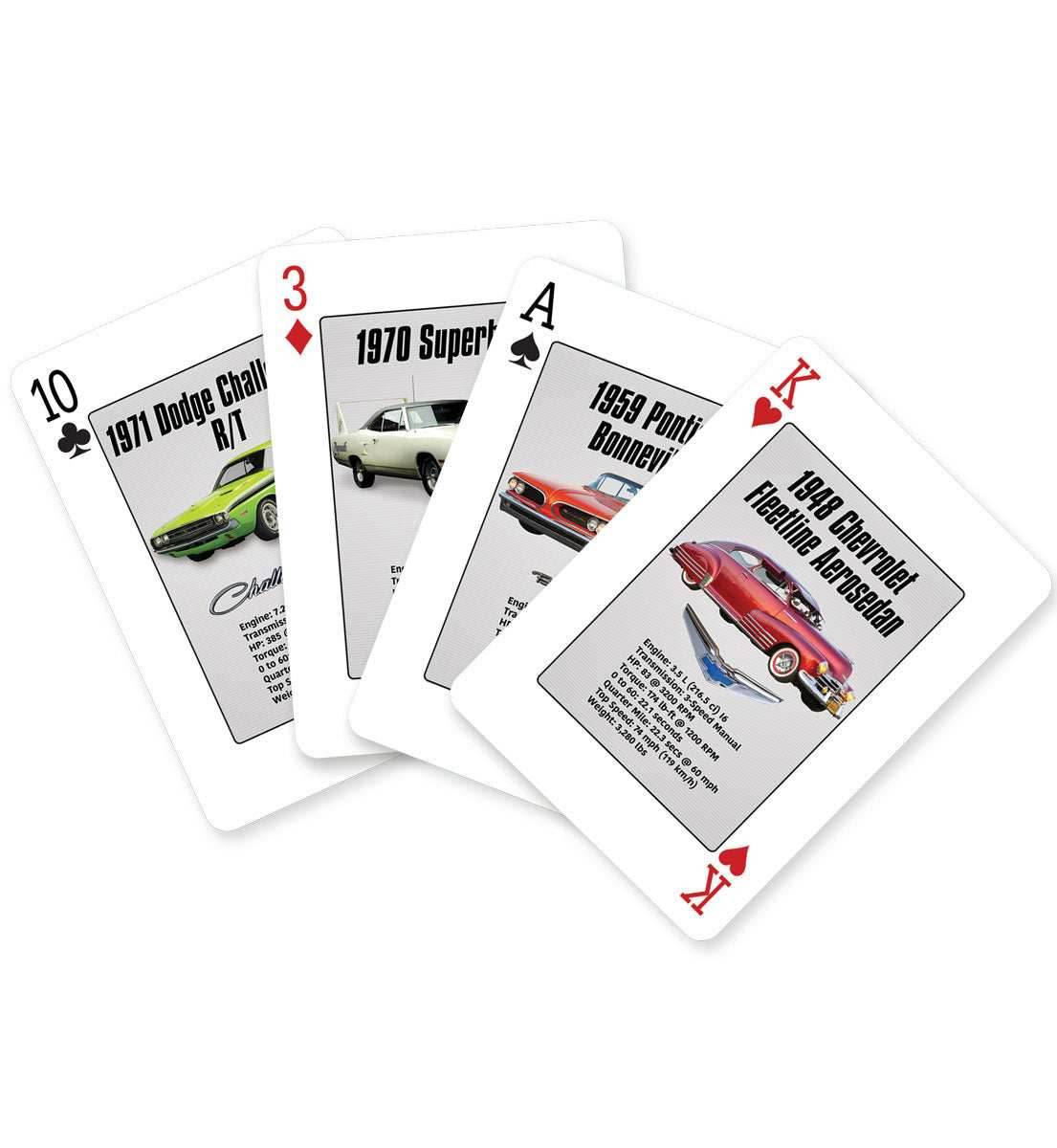 EuroGraphics Playing Cards: Muscle Cars - 