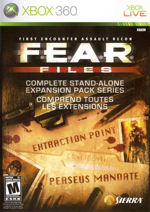 F.E.A.R. Files (Xbox 360) - Game Manual Only