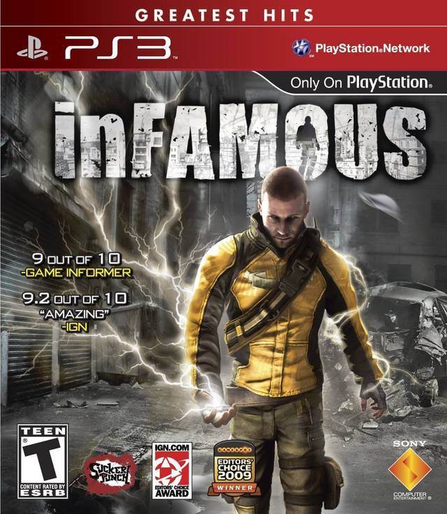 Infamous (Greatest Hits) (Playstation 3) - Game Only
