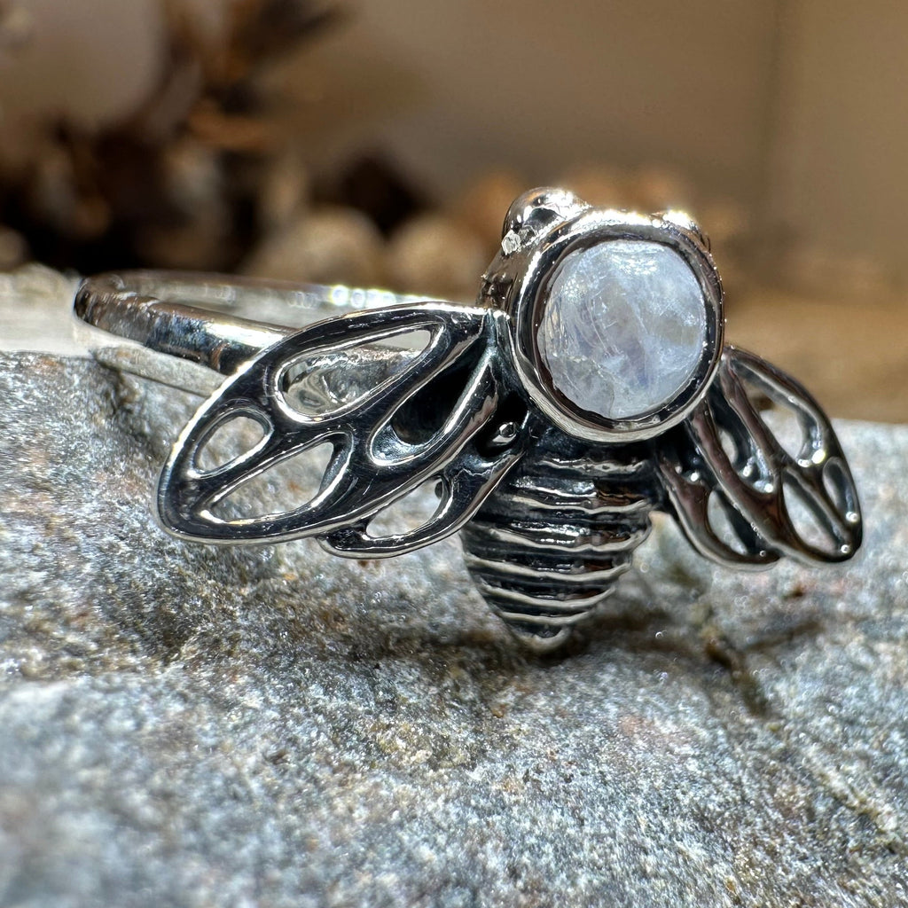 Tell the Bees Moonstone Ring