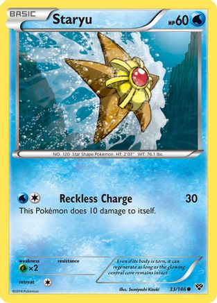Staryu 033/146 - XY Base Set