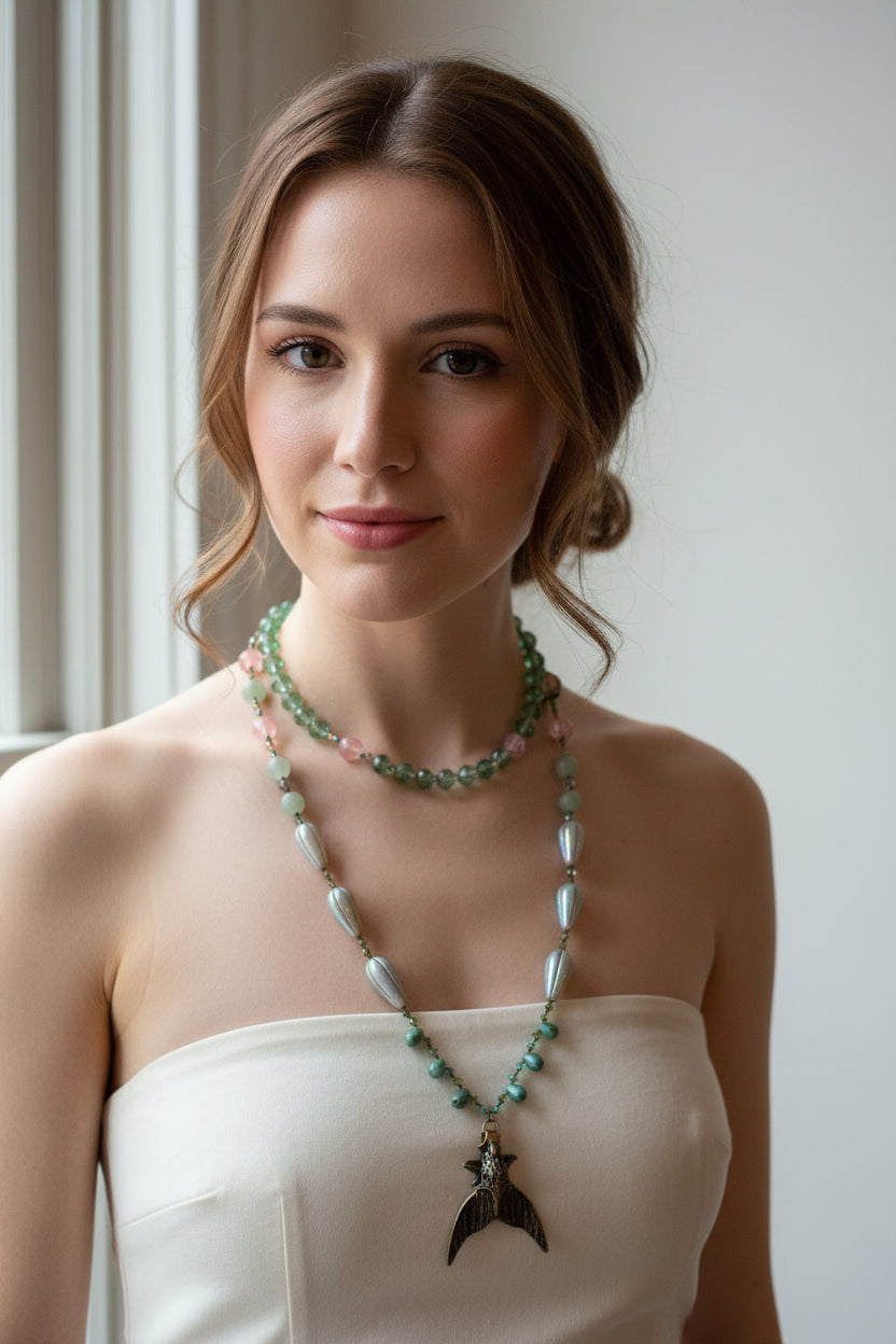 Seasong Mermaid Long Necklace