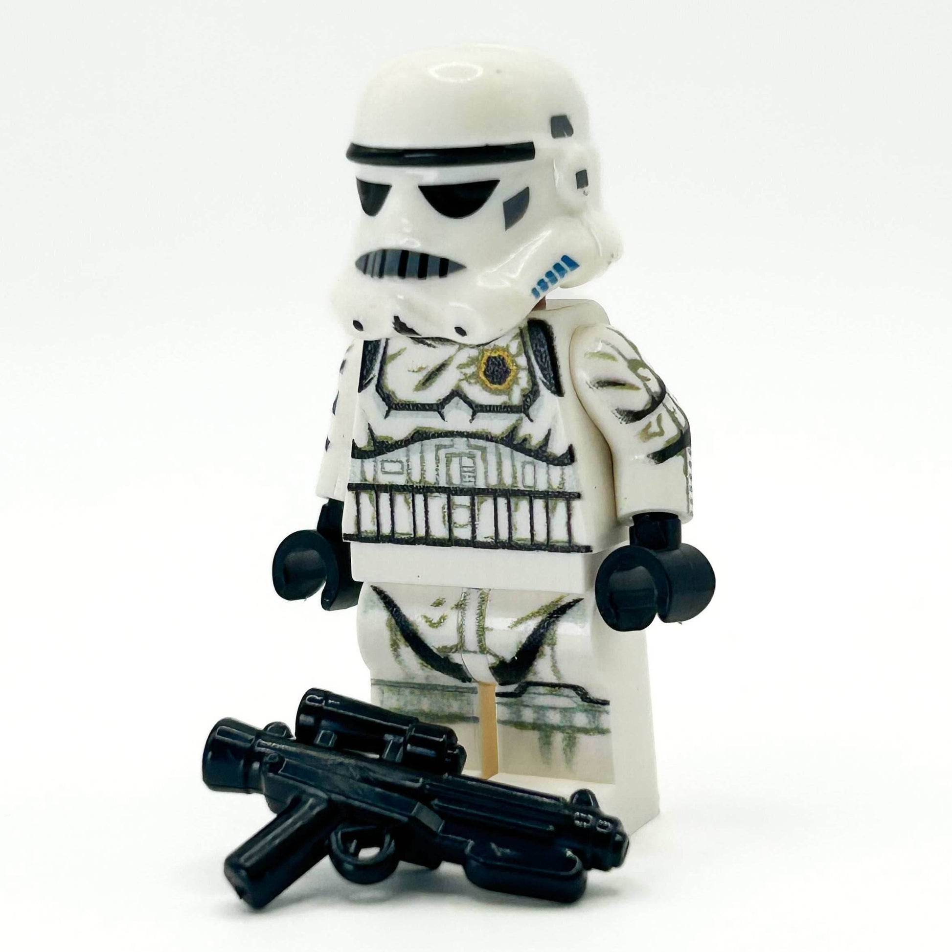 Custom Stormtrooper (Battle Worn, Blaster Shot) Minifig - B3 Customs - 
