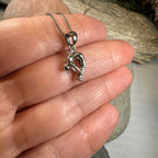 Yoga Pose Om Necklace