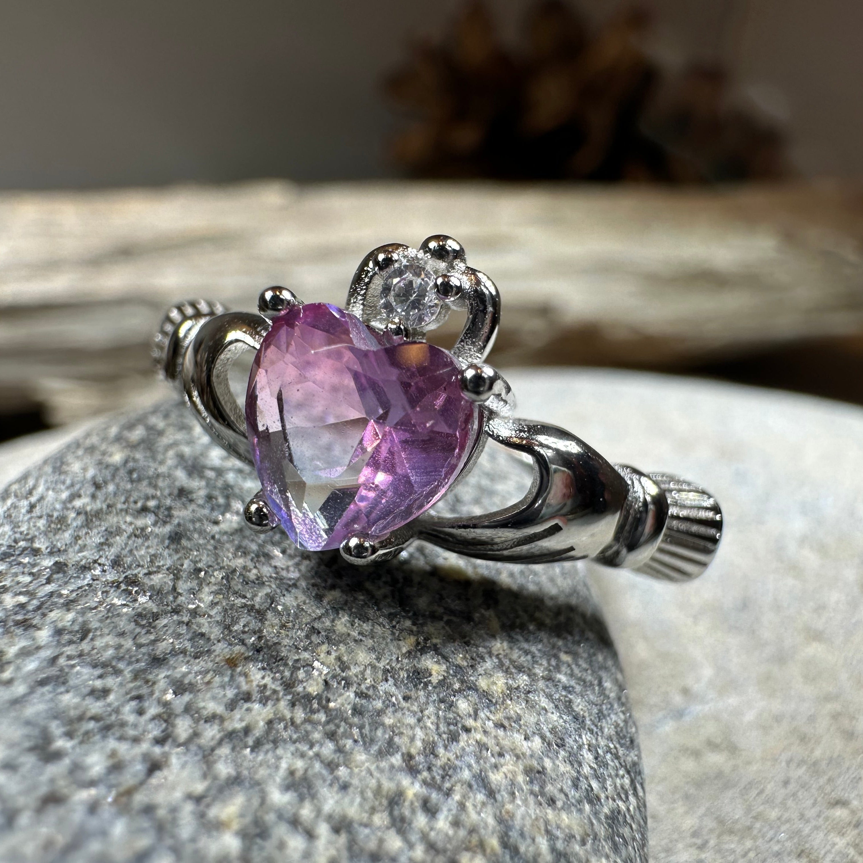 Ombre Claddagh Ring