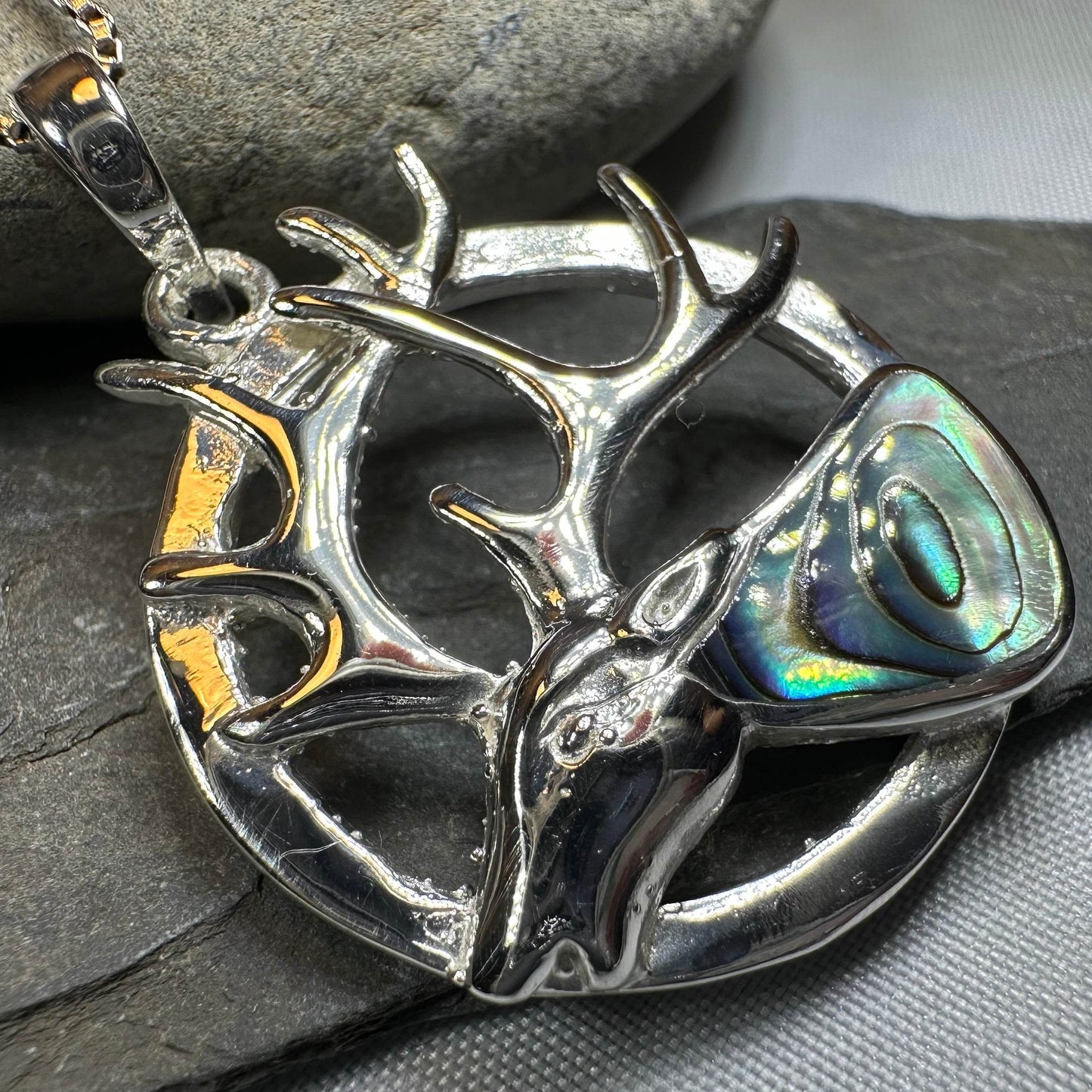 Stag of the Mist Necklace - 