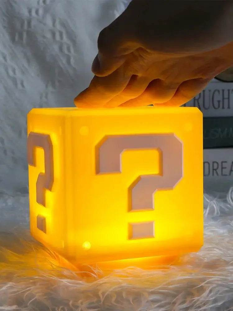 LED Question Mark Night Light Games Toy Children Table Lamp USB Charging Kids Birthday Gift - Question Block