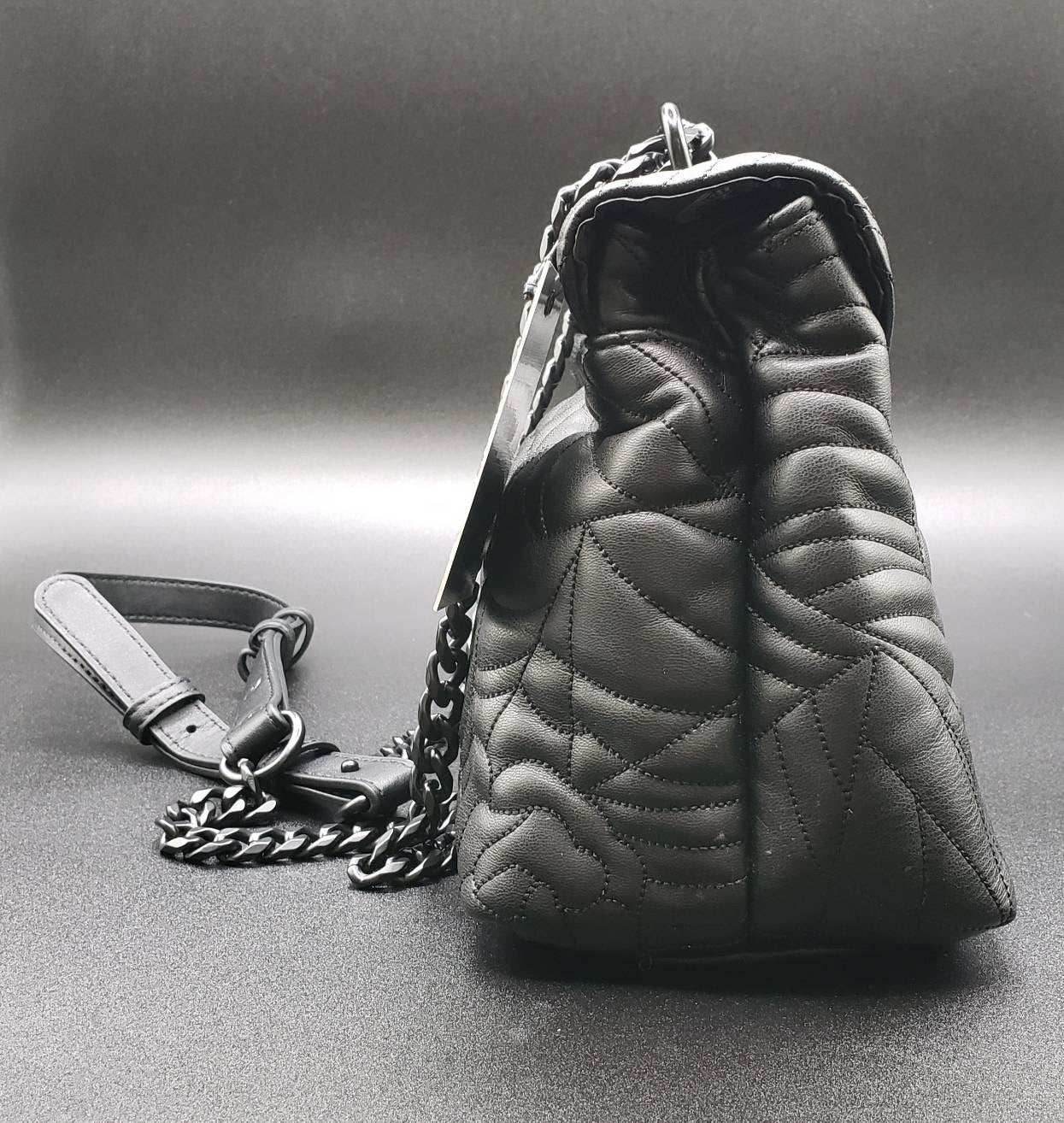 BlackCraft Cult Charlotte Spider Quilt Shoulder Bag - 