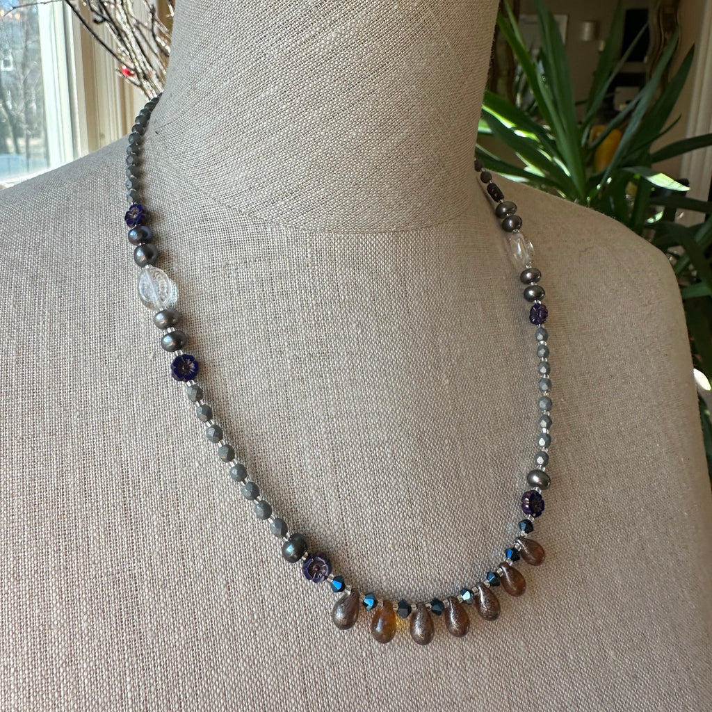 Celtic Twilight Crystal Necklace